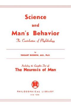portada science and man's behavior (in English)