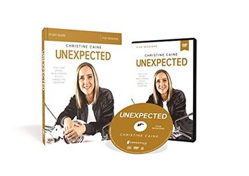 portada Unexpected Study Guide With Dvd: Leave Fear Behind, Move Forward in Faith, Embrace the Adventure (en Inglés)