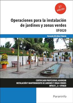 portada Operaciones Para la Instalacion de Jardines y Zonas Verdes (in Spanish)