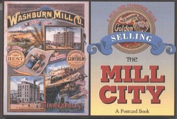 portada Selling the Mill City: A Postcard Book (en Inglés)