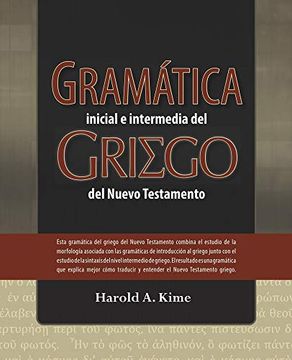 portada Gramática Inicial e Intermedia del Griego del Nuevo Testamento