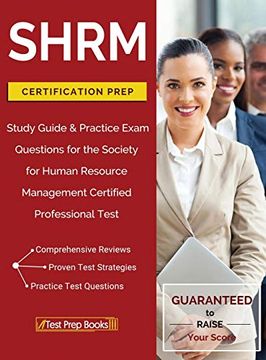 portada Shrm Certification Prep: Study Guide & Practice Exam Questions for the Society for Human Resource Management Certified Professional Test (in English)