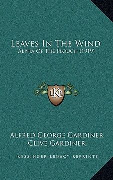 portada leaves in the wind: alpha of the plough (1919)