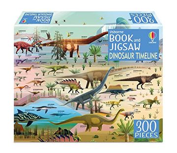 portada Book and Jigsaw Dinosaur Timeline (en Inglés)