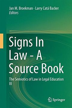 portada Signs in law - a Source Book: The Semiotics of law in Legal Education iii (en Inglés)