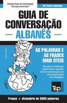 portada Guia de Conversação Português-Albanês e vocabulário temático 3000 palavras