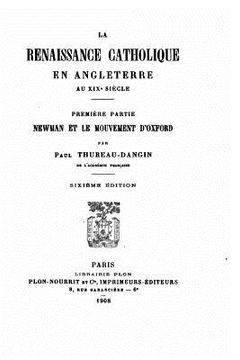 portada La renaissance catholique en Angleterre au XIXe siècle (in French)