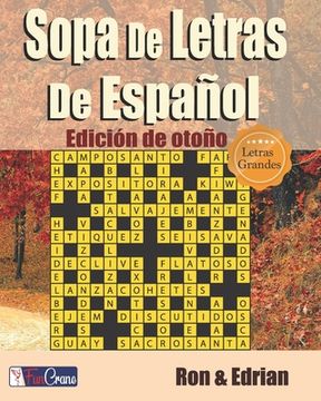 portada Sopa De Letras De Español: Edición de otoño