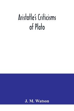 portada Aristotle's criticisms of Plato (en Inglés)