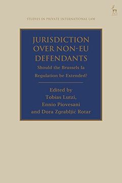 portada Jurisdiction Over Non-Eu Defendants: Should the Brussels ia Regulation be Extended? (Studies in Private International Law) (en Inglés)