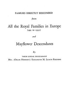 portada families directly descended from all the royal families in europe (en Inglés)