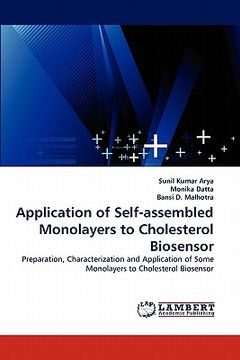 portada application of self-assembled monolayers to cholesterol biosensor