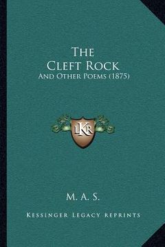 portada the cleft rock: and other poems (1875)