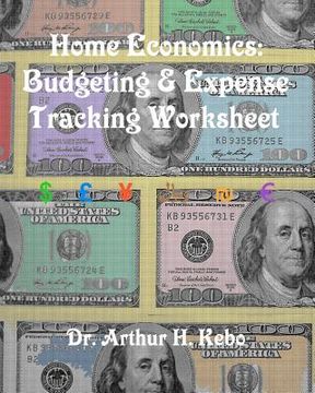 portada home economics: budgeting & expense tracking worksheet (en Inglés)