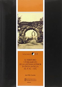 portada Territorio y poblamiento de la Layetania interior en època antigua,El (SS.IV ac- (INSTRUMENTA)