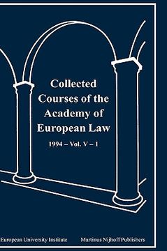 portada collected courses of the academy of european law/1994 europ commu (volume v, book 1) (en Inglés)
