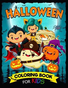portada Halloween Coloring book for kids (en Inglés)