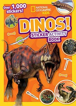 portada National Geographic Kids Dinos Sticker Activity Book: Over 1,000 Stickers! (ng Sticker Activity Books) (libro en Inglés)