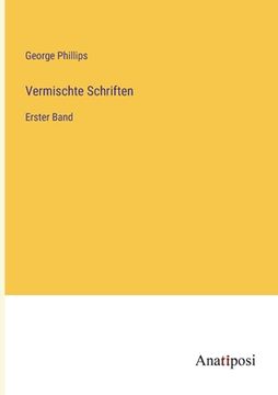 portada Vermischte Schriften: Erster Band (in German)
