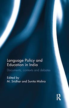 portada Language Policy and Education in India: Documents, Contexts and Debates (en Inglés)