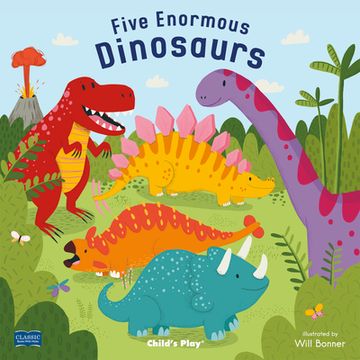 portada Five Enormous Dinosaurs (en Inglés)