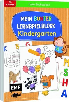 portada Mein Bunter Lernspielblock? Kindergarten: Erste Buchstaben: Übungen und Rätsel ab 4 Jahren (in German)