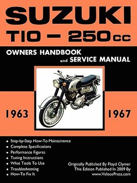 portada suzuki t10 1963-1967 factory workshop manual