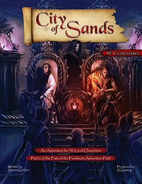 portada City of Sands: Part 2 of 6 in the Fate of the Forebears Adventure Path (5E Compatible) (in English)
