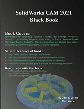 portada Solidworks cam 2021 Black Book (en Inglés)
