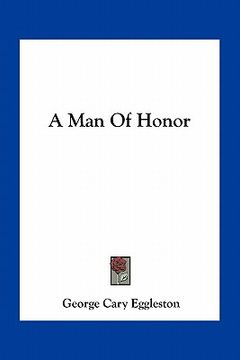 portada a man of honor (en Inglés)