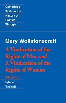 portada Wollstonecraft: A Vindication of the Rights of man and a Vindication of the Rights of Woman and Hints Paperback (Cambridge Texts in the History of Political Thought) 
