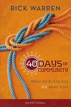 portada 40 days of community devotional