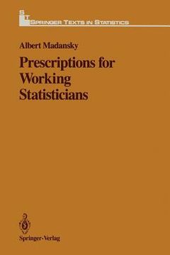 portada prescriptions for working statisticians (en Inglés)
