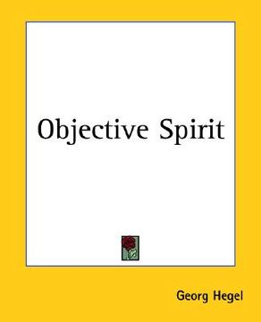 portada objective spirit (en Inglés)