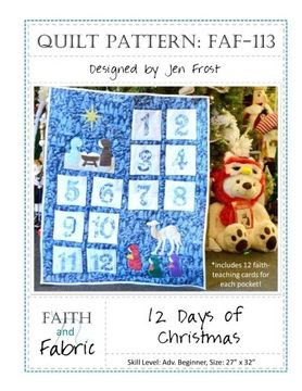 portada 12 Days of Christmas Quilt Pattern