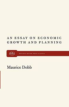 portada An Essay on Economic Growth and Planning 