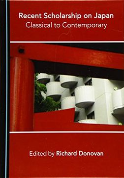 portada Recent Scholarship on Japan: Classical to Contemporary (en Inglés)