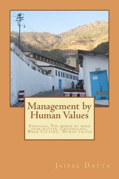 portada management by human values (en Inglés)