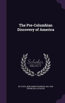 portada The Pre-Columbian Discovery of America (en Inglés)