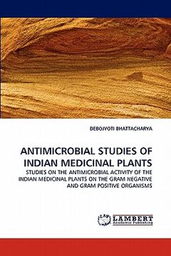 portada antimicrobial studies of indian medicinal plants (en Inglés)