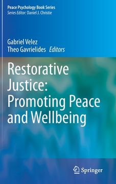 portada Restorative Justice: Promoting Peace and Wellbeing (en Inglés)