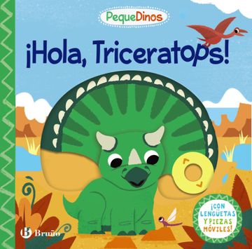 portada PequeDinos. ¡Hola, Triceratops! (en Castellano)