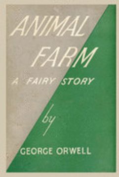 portada Animal Farm: By George Orwell Paperback Book frm Faem Fsrm Animsl Darm Farmm 