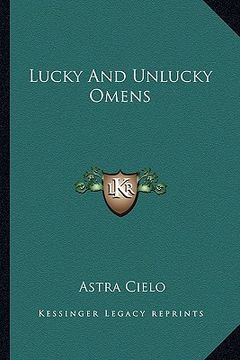 portada lucky and unlucky omens (en Inglés)