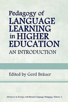 portada pedagogy of language learning in higher education: an introduction