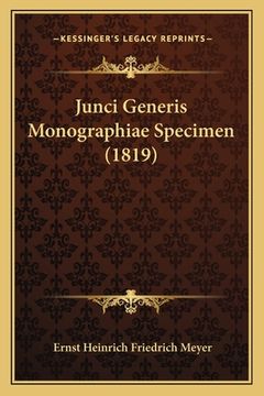 portada Junci Generis Monographiae Specimen (1819) (in Latin)