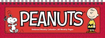 portada Peanuts Undated Weekly Desk pad Calendar (in English)