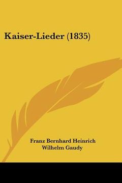 portada kaiser-lieder (1835) (en Inglés)
