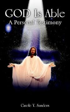 portada god is able: a personal testimony (en Inglés)