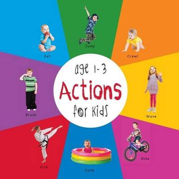 portada Actions for Kids age 1-3 (Engage Early Readers: Children's Learning Books) with FREE 
